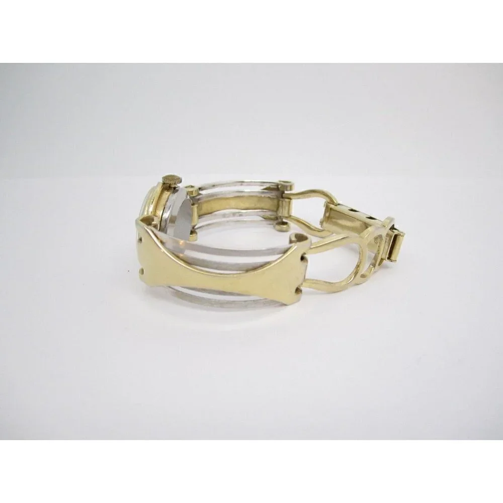 Vtg Women Regency 17 Jewels Hand Wind Analog 26mm Dial Causal Round‎ Watch (G49)